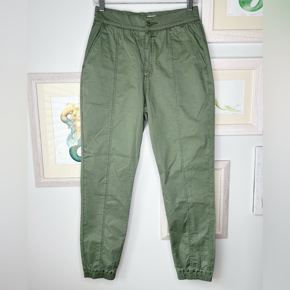 Pistola Olive Green High Rise Elastic Ankle Utility Joggers Women’s 26